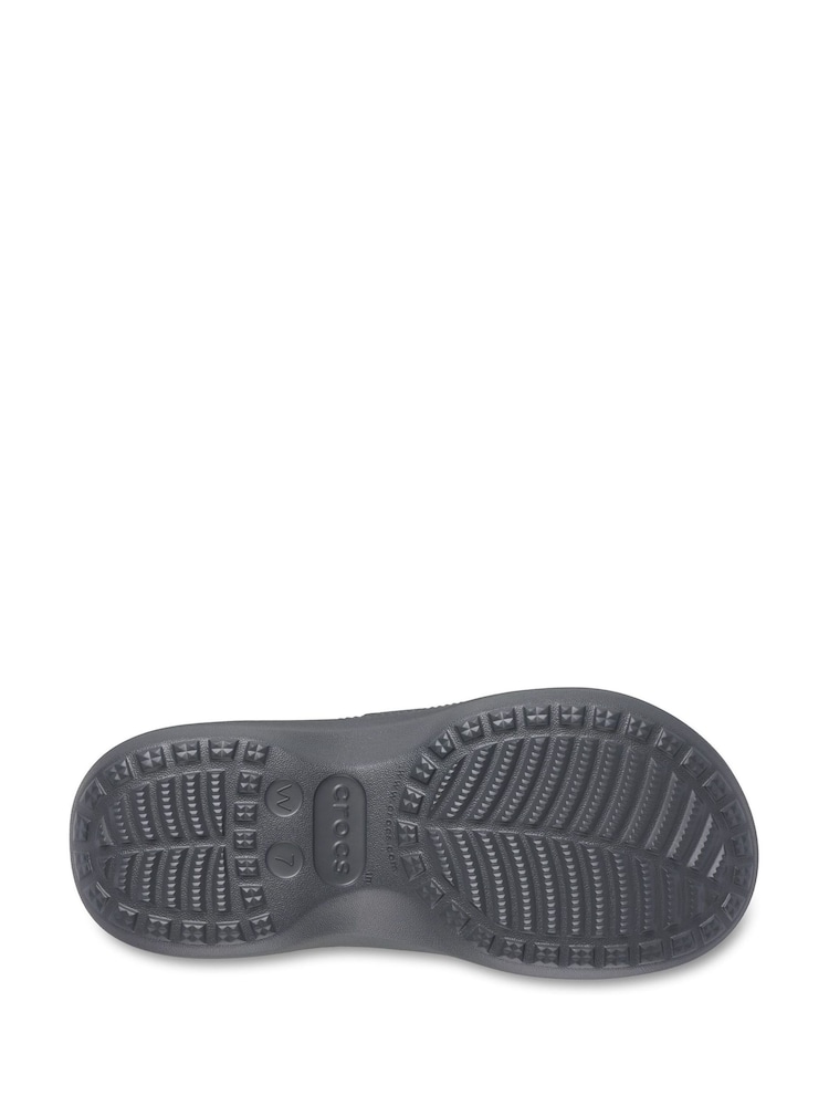 Crocs Grey Saturday Platform Buckle Clogs - Image 6 of 6