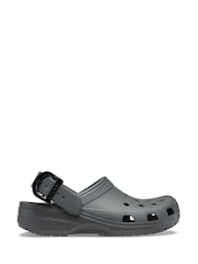 Crocs Grey Classic Buckle Clogs - Image 2 of 6