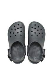 Crocs Grey Classic Buckle Clogs - Image 5 of 6
