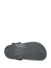 Crocs Grey Classic Buckle Clogs - Image 6 of 6