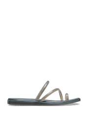 Crocs Grey Miami Jely Toe Loop Sandals - Image 2 of 6
