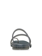 Crocs Grey Miami Jely Toe Loop Sandals - Image 4 of 6