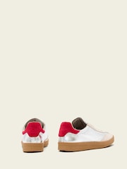 AllSaints Red Thelma Metallic Sneakers - Image 3 of 5