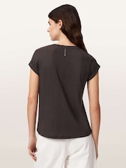 AllSaints Brown Anna T-Shirt - Image 2 of 7