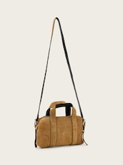 AllSaints Brown Ares Compact Cross-Body Bag - Image 1 of 4