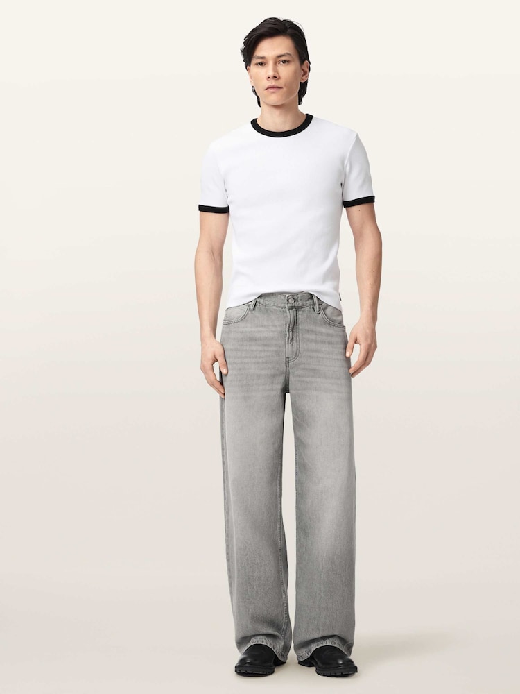 AllSaints Grey Lenny Jeans - Image 2 of 7