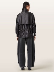 AllSaints Black Payton Crop Jeans - Image 6 of 7