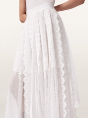 AllSaints White Vashtie Skirt - Image 3 of 7