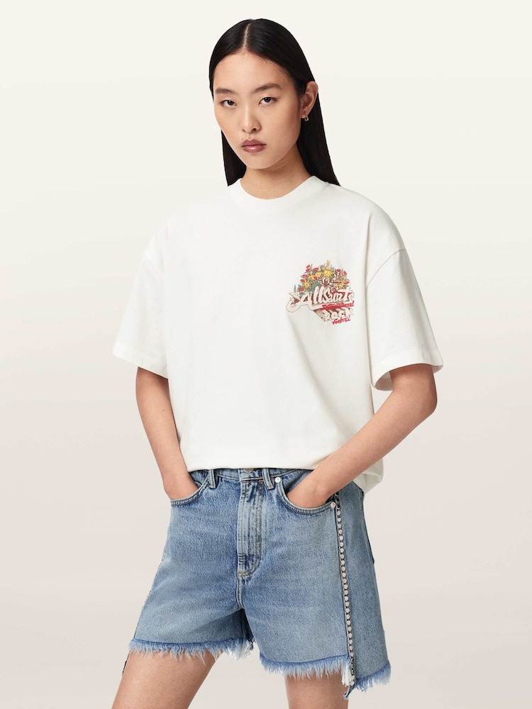 AllSaints Roque Etta T-Shirt - Imaginea 1 din 7