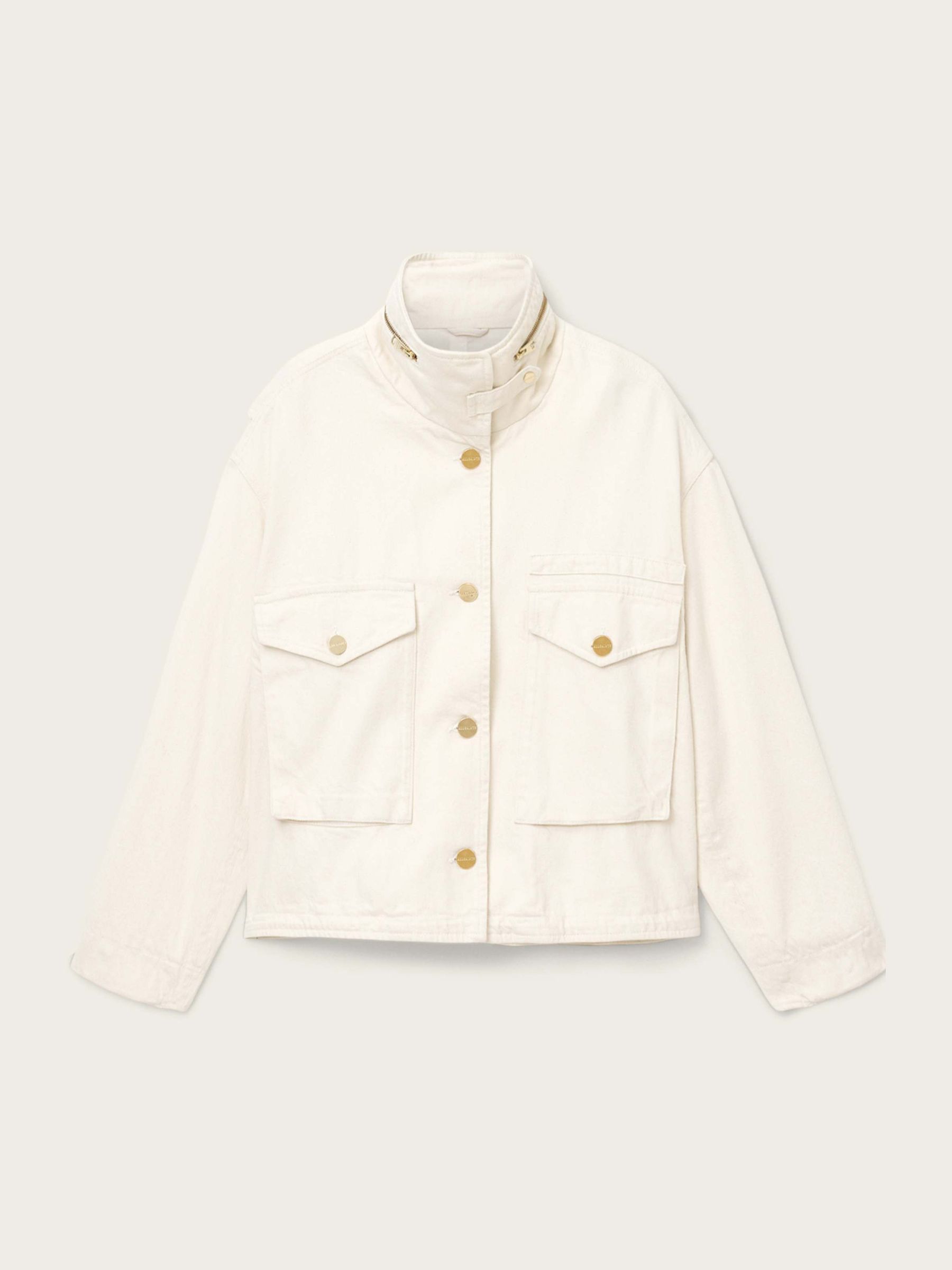 ジャケット・アウター   white denim jacket Buy AllSaints White Clay Denim Jacket from Next USA