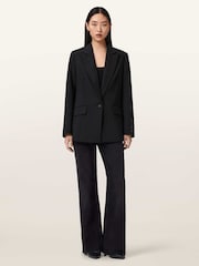 AllSaints Black Ottie Skull Blazer - Image 2 of 6