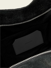 AllSaints Black Haven Suede Tote - Image 2 of 5