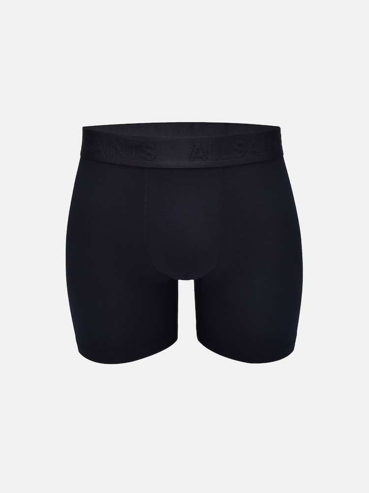 AllSaints Black Boxer Briefs With Contour Pouch 3 Pack - Image 2 of 6