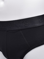 AllSaints Black Briefs With Contour Pouch 3 Pack - Image 5 of 5