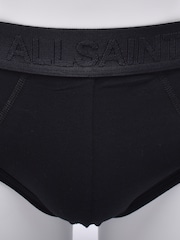 AllSaints Black Briefs With Contour Pouch 3 Pack - Image 9 of 10