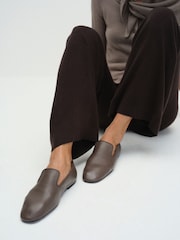 The Set Premium Clean Loafers Grey Leather - Image 1 of 4