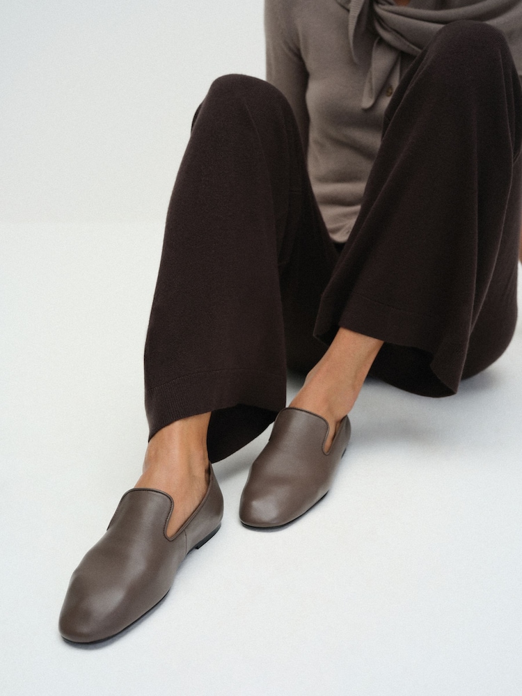 The Set Premium Clean Loafers Grey Leather - Image 1 of 4