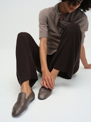 The Set Premium Clean Loafers Grey Leather - Image 2 of 4