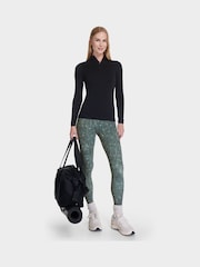 Sweaty Betty Black Mindful Flex Half Zip Long SLeeve Top - Image 3 of 6