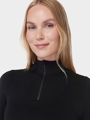 Sweaty Betty Black Mindful Flex Half Zip Long SLeeve Top - Image 5 of 6