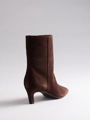 The Set Premium Chisel Ankle Boots Brown Suede - Image 6 of 7