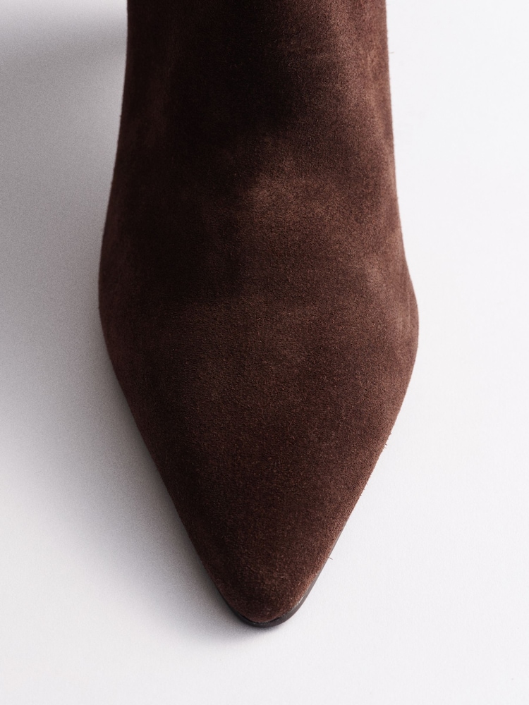 The Set Premium Chisel Ankle Boots Brown Suede - Image 7 of 7 The Set Premium Chisel Ankle Boots Brown Suede - Image 7 of 7