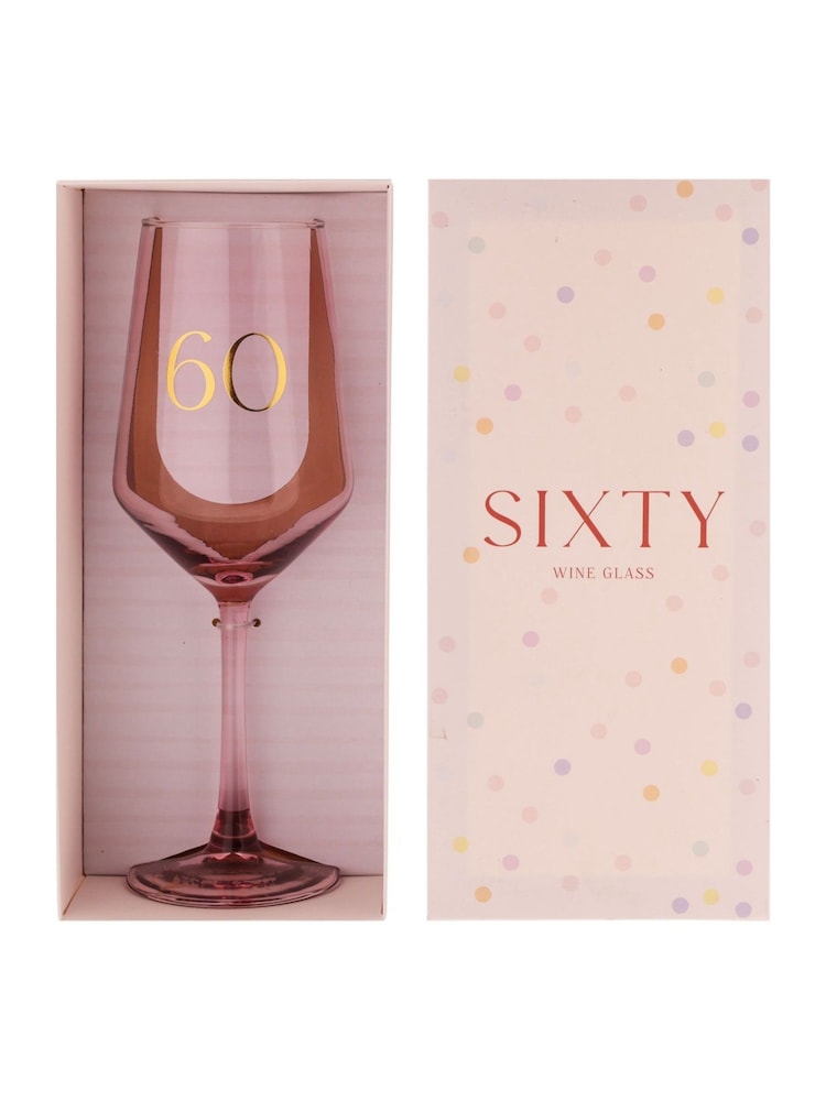 Widdop Pink Wine Glass - 60 - Image 2 of 2