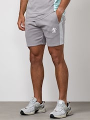 Gym King Grey Contrast Panel Shorts - Image 3 of 4