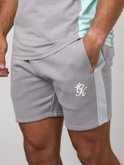 Gym King Grey Contrast Panel Shorts - Image 4 of 4