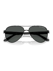 Armani Exchange Black Ax2034S Pilot Sunglasses - Image 3 of 6
