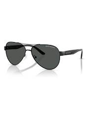 Armani Exchange Black Ax2034S Pilot Sunglasses - Image 5 of 6