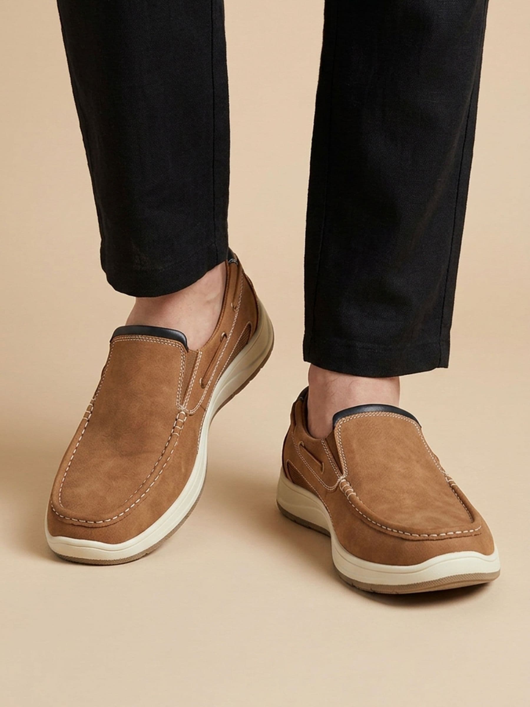 Buy Pavers Tan Wide Fit Slip On Casual Shoes from Next USA