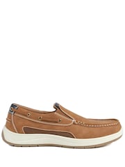 Pavers Tan Wide Fit Slip On Casual Shoes - Image 1 of 5