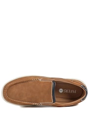 Pavers Tan Wide Fit Slip On Casual Shoes - Image 3 of 5