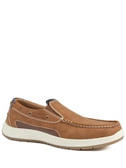 Pavers Tan Wide Fit Slip On Casual Shoes - Image 5 of 5