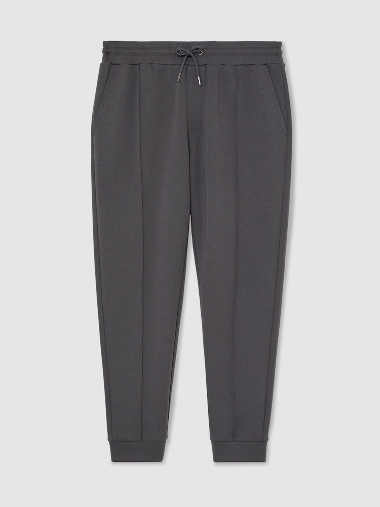 Anthrazitgrau - Reiss Finn Premium Interlock Cuffed Joggers - Bild 2 von 6 Anthrazitgrau - Reiss Finn Premium Interlock Cuffed Joggers - Bild 2 von 6