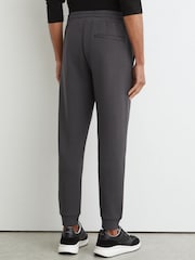 Anthrazitgrau - Reiss Finn Premium Interlock Cuffed Joggers - Bild 5 von 6
