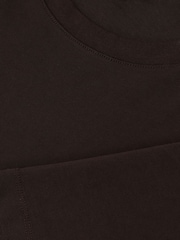 Reiss Chocolate Brown Tate Cotton Relaxed-Fit T-Shirt - Image 7 of 7