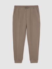 Pilzbraun - Reiss Finn Premium Interlock Cuffed Joggers - Bild 2 von 6