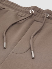 Pilzbraun - Reiss Finn Premium Interlock Cuffed Joggers - Bild 6 von 6