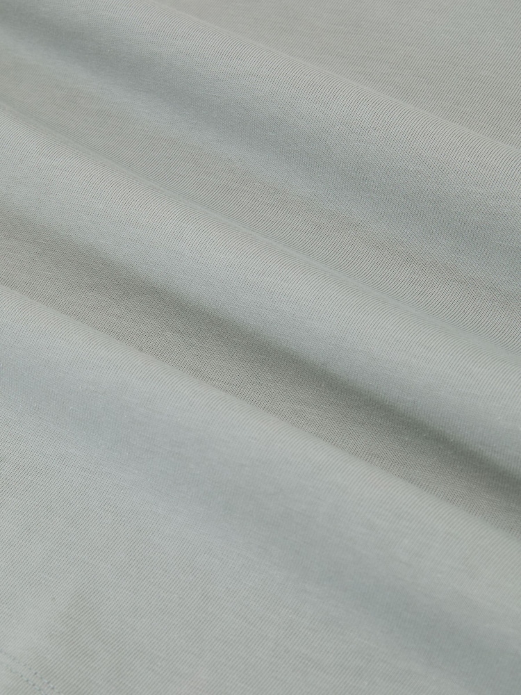 Reiss Light Blue Tate Cotton Relaxed-Fit T-Shirt - Image 6 of 6 Reiss Light Blue Tate Cotton Relaxed-Fit T-Shirt - Image 6 of 6