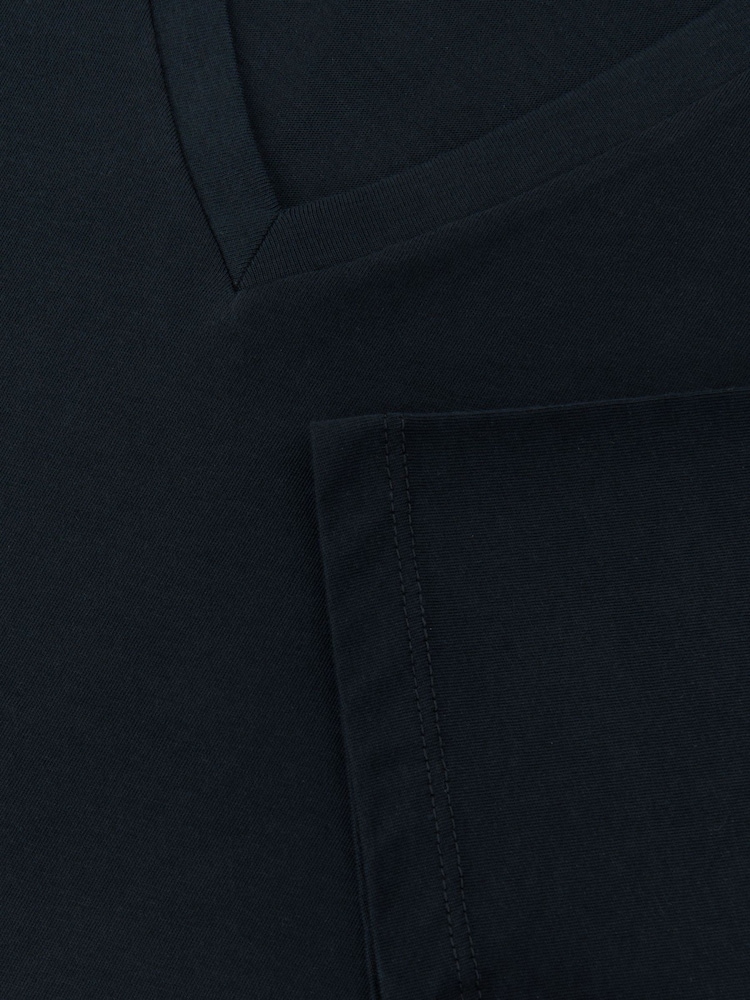Marinha - Reiss Dayton 3 Pack 3-Pack Cotton V-Neck Tailored-Fit T-Shirts - Imagem 7 de 7