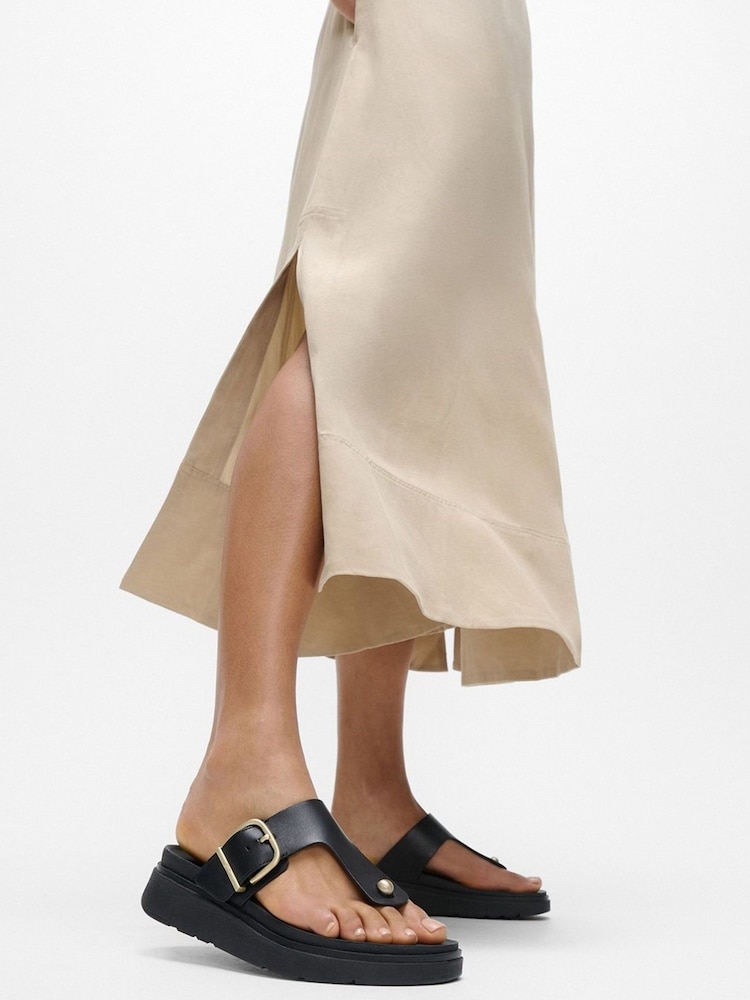 FitFlop Black Gen FF Toe Post Sandals - Image 1 of 5 FitFlop Black Gen FF Toe Post Sandals - Image 1 of 5