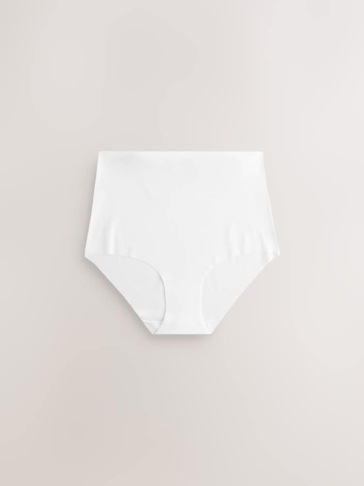 Black/White/Praline Nude Full Brief No VPL Comfort Knickers 3 Pack - Image 2 of 7