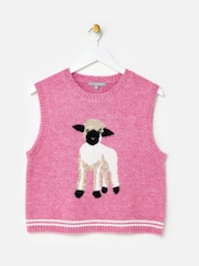 Oliver Bonas Sheep Knitted Tank Top - Image 7 de 8