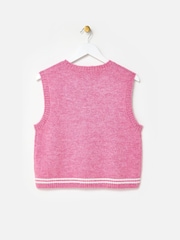 Oliver Bonas Sheep Knitted Tank Top - Image 8 de 8