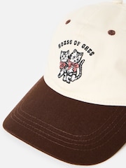 Oliver Bonas Brown House of Cats Cap Hat - Image 4 of 5