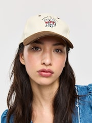 Oliver Bonas Brown House of Cats Cap Hat - Image 5 of 5