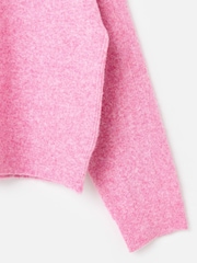 Oliver Bonas Pink Crew Neck Knitted Jumper - Image 7 of 8