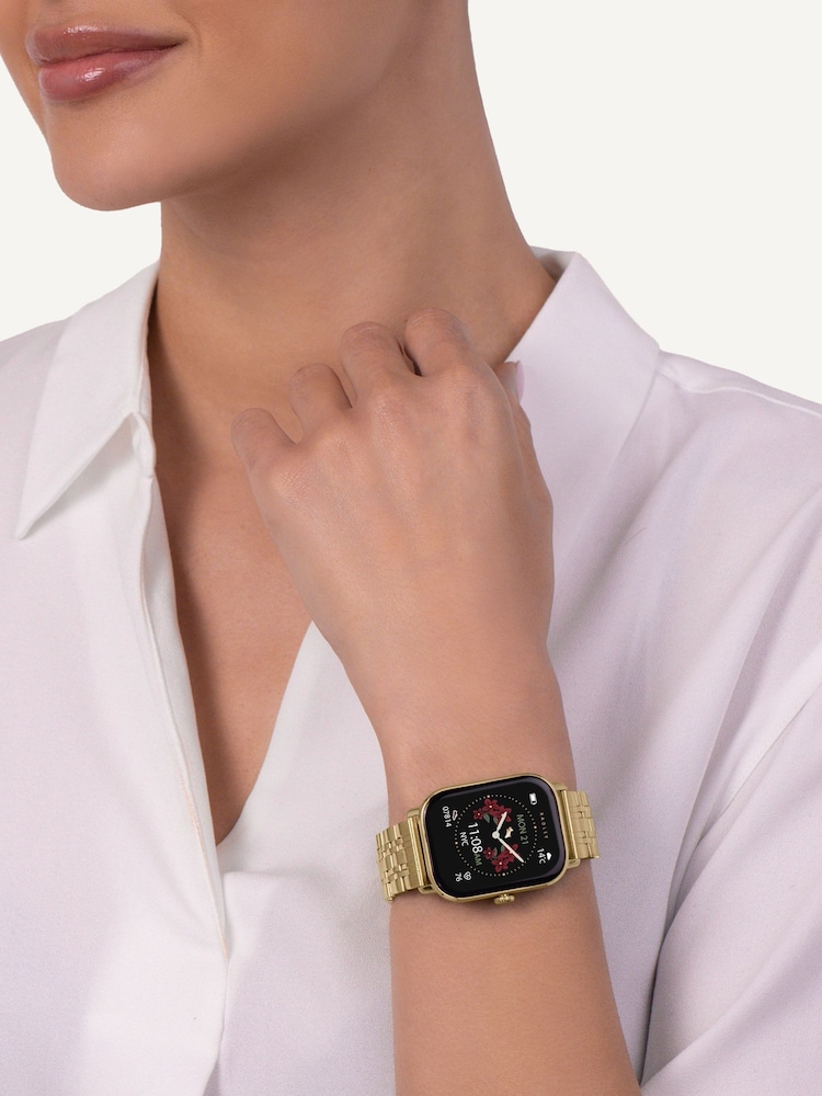 Radley Gold Plated Series Stainless Steel Bracelet Smart Watch - Image 2 of 5 Radley Gold Plated Series Stainless Steel Bracelet Smart Watch - Image 2 of 5